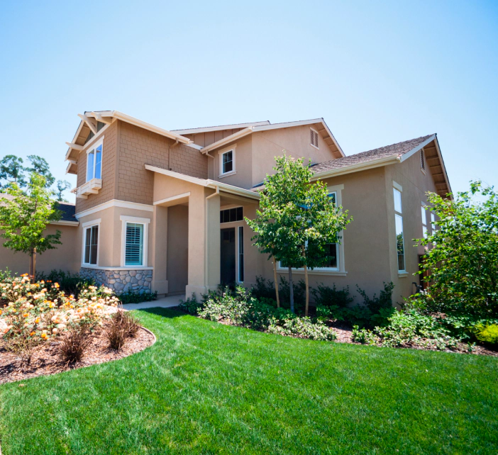 light brown house exterior services with Bohm Contracting